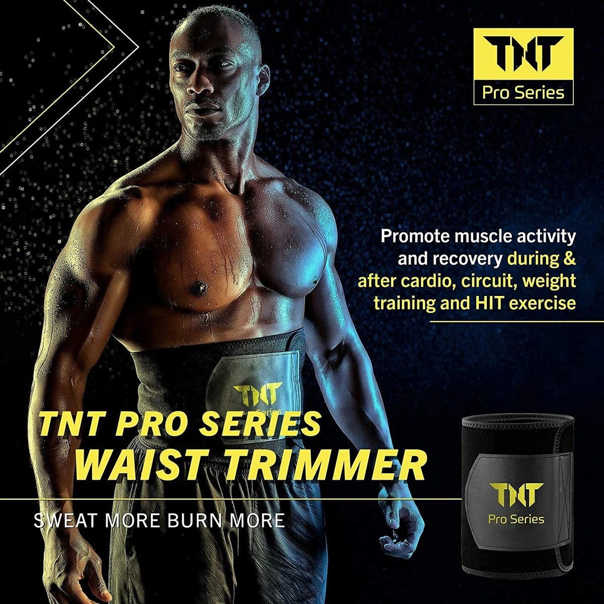 TNT Pro Series Fat Burner Waist Trimmers Slimming Belt Weight Loss Belly Band