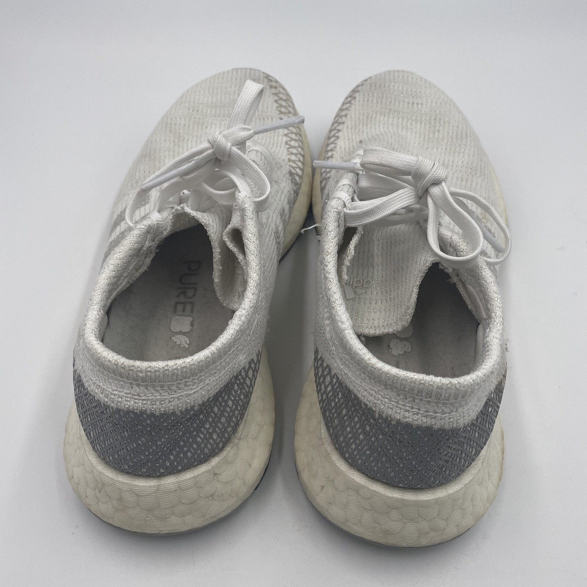 Adidas Pure Boost Go‎ Running Shoe, Neon-dyed/Grey/Raw White, Mens 11 adidas Web Boost Mens Cloud White Sneakers Ultra Casual  main image 4