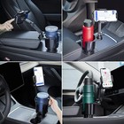 Car Cup Holder Phone Mount 2 in 1 Adjustable Base for Large Bottles up to 40oz