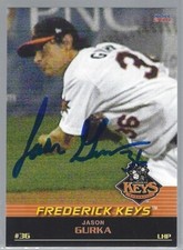2011 Choice Sportscards Frederick Keys #10 Jason Gurka IP autograph signed card