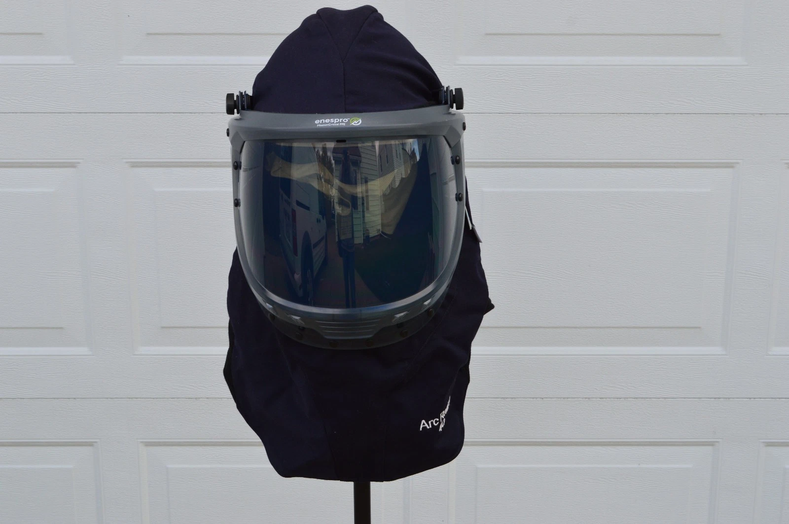 ARC FLASH HOOD NATIONAL SAFETY APPAREL H65UQUQ40LF with SHIELD - product detail image 2