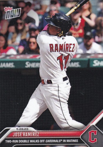 2023 Topps Now 352 José Ramírez