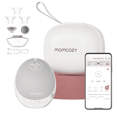 Momcozy M9 Hands Free Breast Pump Mobile Flow | M9, App Control Portable Breast