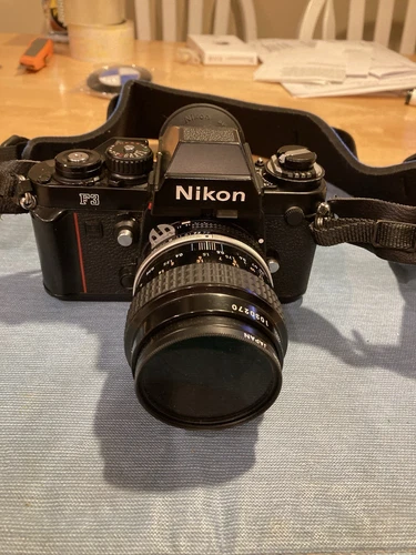 Nikon F3 35 mm With 55 mm 1:3.5 Micro Lens. 