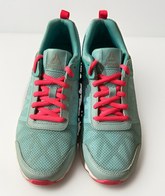 Reebok Zigkick 2k18 Junior Girls Running Shoes Turquoise Blue & Pink (US 6) NIB!