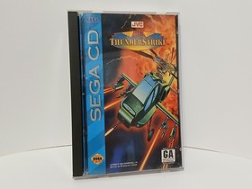 AH-3 Thunderstrike (Sega CD, 1993) Complete CIB w/ Reg. Card - Tested & Works