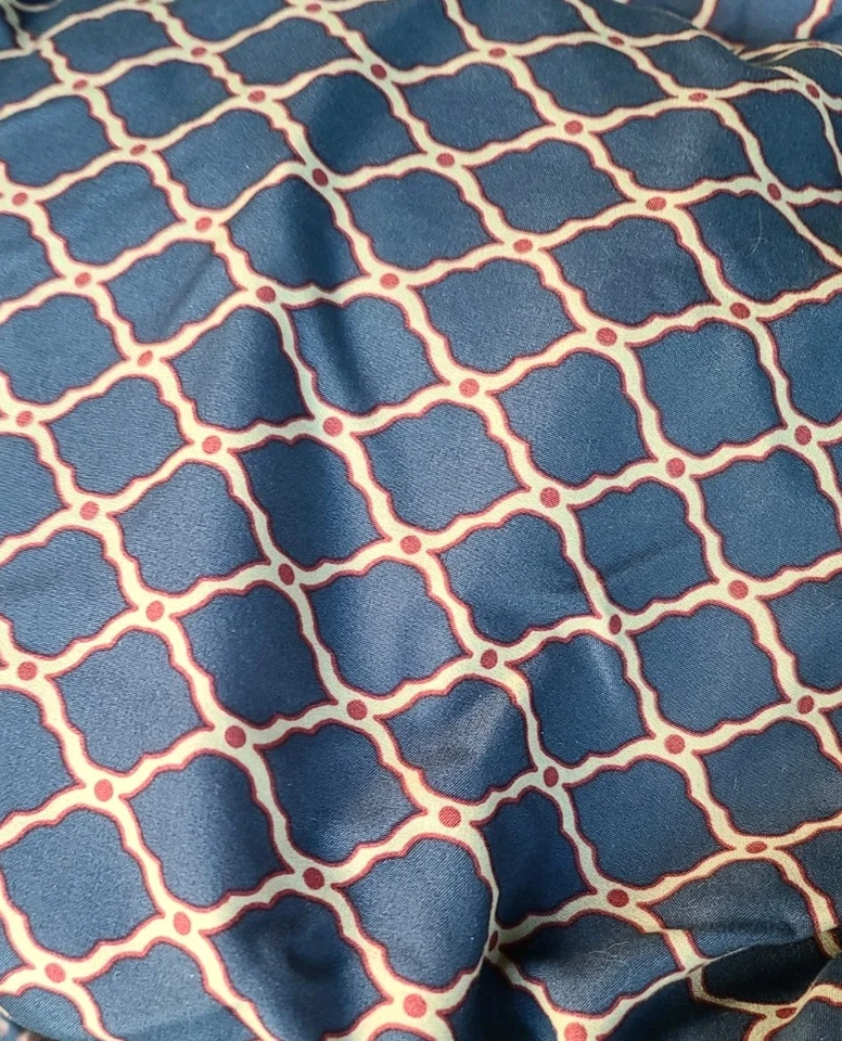 Комплект из 3 одеял F/Q CROSCILL Sebastian SHAMS медальон красная синяя решетка - Изображение 2 из 3