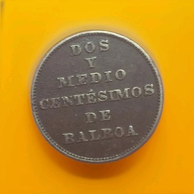 Panama Dos Y Medio Centesimos de Balboa 1929