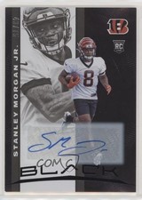 2019 Panini Black Rookies Auto 43/75 Stanley Morgan Jr #65 Auto 0c6