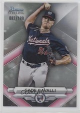 2023 Bowman Sterling Rookies Refractor 82/199 Cade Cavalli #BSR-49 0nr3