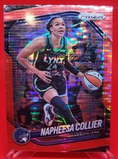 2025 Panini WNBA Prizm Napheesa Collier Red Pulsar /299 Minnesota Lynx #8