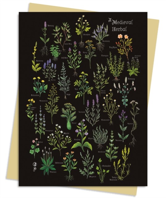 Anna Stead A Medieval Herbal Greeting Card Pack 9781835621950
