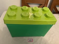 LEGO LARGE 8 STUD STACKABLE STORAGE BOX GREEN (762/SB)