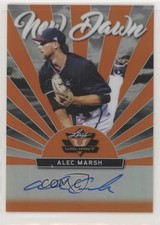 2019 Leaf Valiant New Dawn Orange Prismatic 7/35 Alec Marsh #ND-AM1 Auto fm0