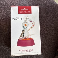hallmark keepsake ornament 2022 Olaf And Gale From Frozen 2 Magic Sound