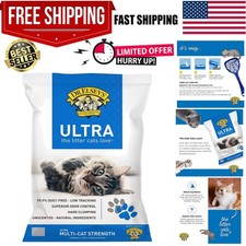 Ultra UnScented Clumping Cat Litter 40 lb - 99.9 Dust-Free  Hypoallergenic