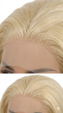 Blonde Transparent Lace Frontal Wig 10 inches