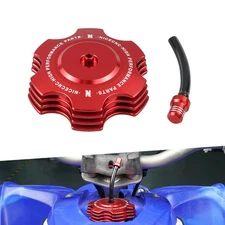 NICECNC Fuel Tank Gas Cover Cap For Yamaha YFZ450X 10-11 YFZ450R 2009-2023 Red