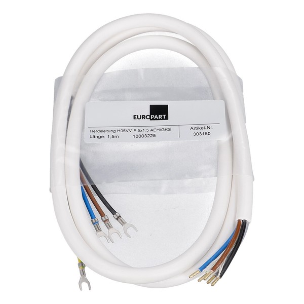 Easypart Passend FüR 303150 Bachmann Herd Kabel Herdanschlusskabel H05VV-F-image