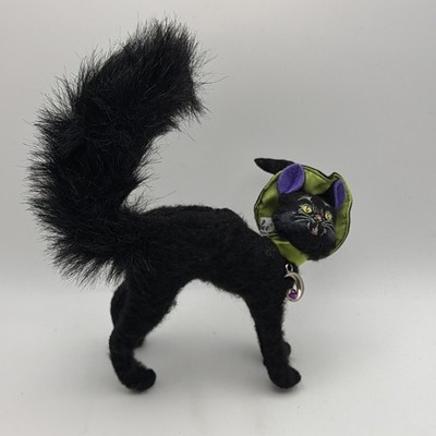 ANNALEE Halloween Black Cat Witch Hat