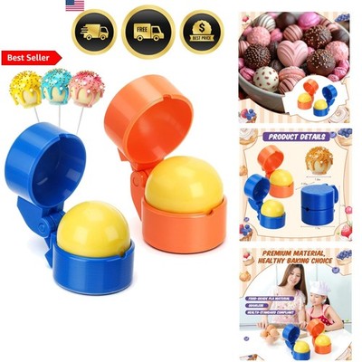 Large-sized 2 Pcs Round Cake Pop Mold Press Set, Valentine's Day Circle Cake ...