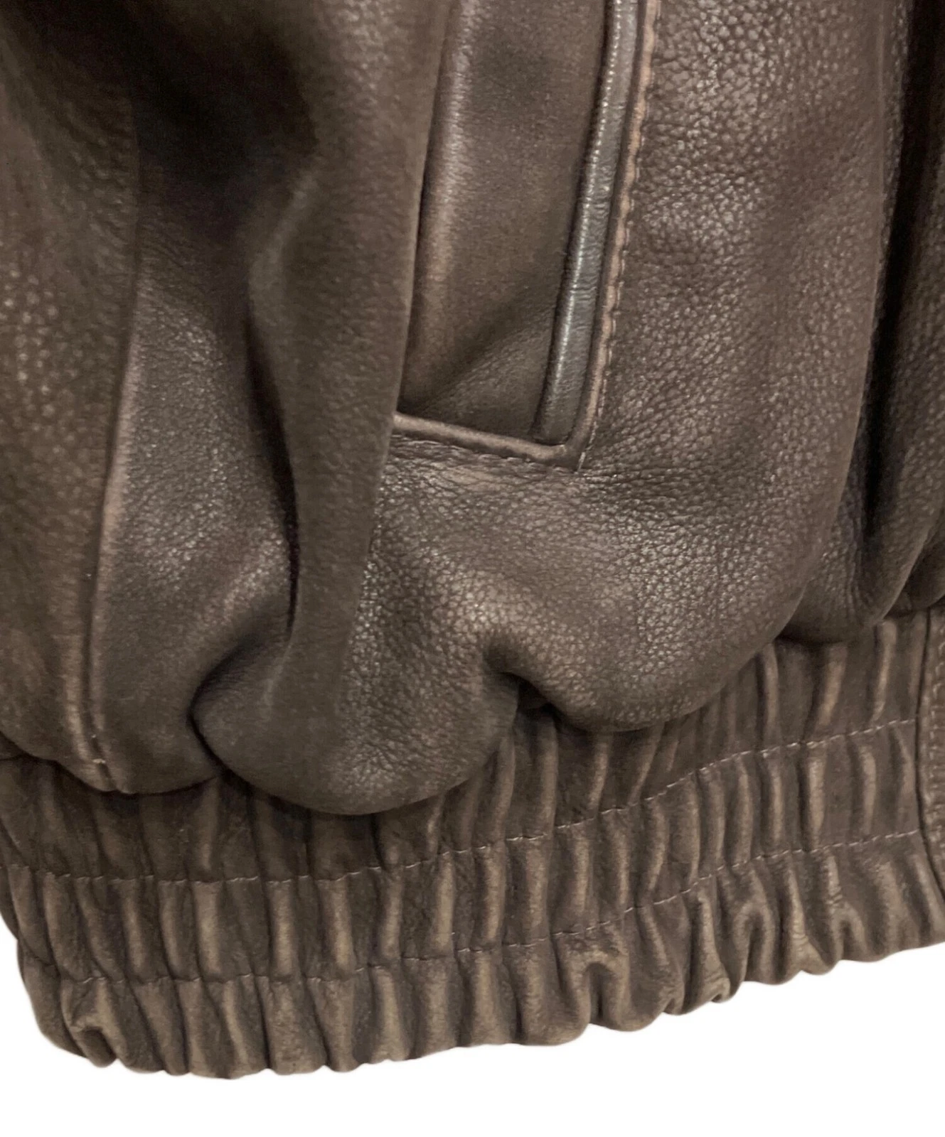Wilsons Leather Leather Jacket Men's Size L Brown image 6