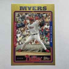 2005 Topps Gold Brett Myers #69 /2005 Philadelphia Phillies