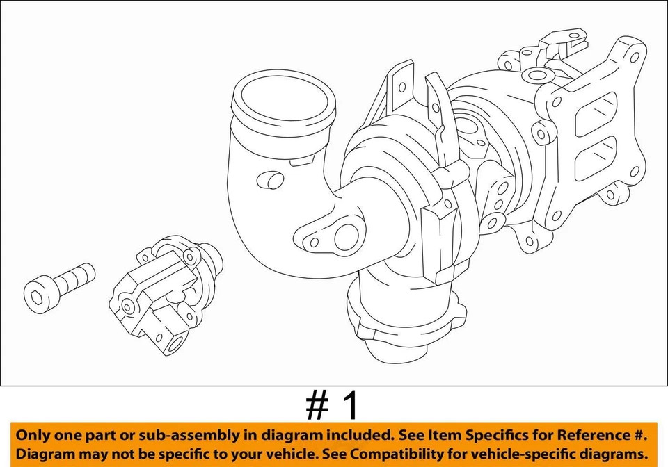 2011 Audi S5 Turbocharger 06L145722L - Imagem 4 de 4