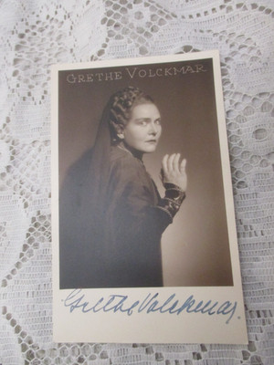 1942 eigenhändig GRETE VOLCKMAR ( mit Ganzseit-Widmung ! ) 7.9.42