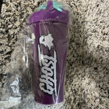 NEW - Ghost Lifestyle Blender Bottle 28 oz Shaker Cup Purple/teal “glitch”🔥