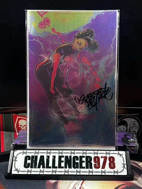 Radiant Black #35 Rose Besch FOIL SIGNED VIRGIN w/ COA