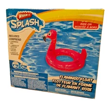 Inflatable Flamingo Float Wham-O Splash Ride Water 31" Swimming Raft Kids NEW
