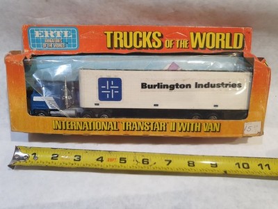 Vintage Ertl #1653 Trucks of the World, International Transtar II, Van, 1970's,