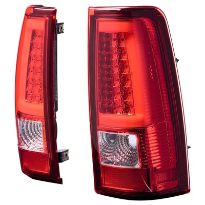 2PCS LED Tail Light Assembly Driver & Passenger Side with Bulbs Replacement