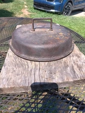 Vintage High Dome No. 12 Cast Iron Skillet Lid