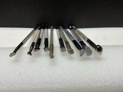 10 Tandy Factory Ivan Taiwan, Unbranded Leather Stamping Tools (T10)