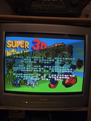 Rare Super 3D Noah s Ark Super Nintendo SNES Wisdom Tree Authentic Read Desc.