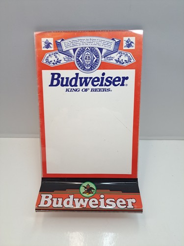 Budweiser Bar Table Tent Advertisement Holder 1991 1995 BIN91