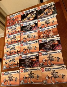 LEGO Star Wars 2009 Instruction Manual Lot Clone Wars 7681 7669 8016 8014