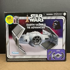 Star Wars Vintage Collection Darth Vader TIE Advanced w  Carded Figure -Open Box