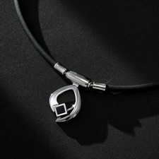 Colantotte TAO ARC Magnetic Necklace Silver Black 100mT Japan