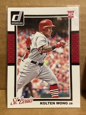 2014 Donruss #336 Kolten Wong St. Louis Cardinals Rookie