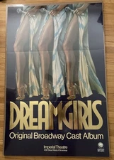 Vintage 1981 Dreamgirls Promo Poster Broadway Geffen Records Imperial Theatre