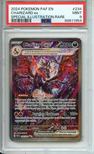 2024 TCG POKEMON PAF EN CHARIZARD EX SPECIAL ILLUSTRATION RARE #234 PSA 9 MINT
