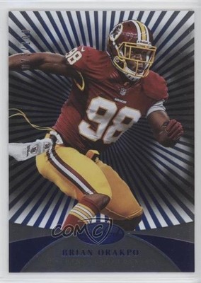 2013 Certified Platinum Blue 72/100 Brian Orakpo #130 l8x