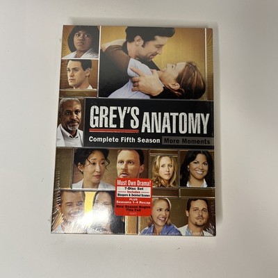 Grey s Anatomy Complete Fifth Season DVD NEW Sealed 7 Discs Bonus Izzy Denny