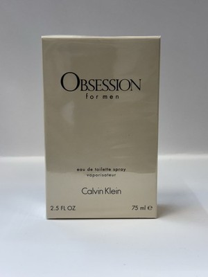 OBSESSION For Men By Calvin Klein 2.5oz./75ml Edt Spray New In Box