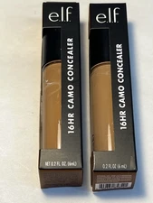 2 Pack e.l.f. 16hr Camo Concealer Deep Chestnut  MATTE 0.2 fl oz  NEW UNOPENED