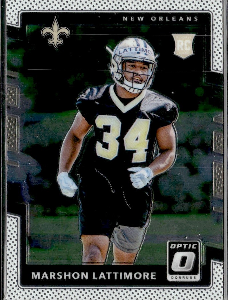 2017 Donruss Optic Marshon Lattimore RC #136 Rookie Saints Football