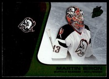 2002-03 PACIFIC QUEST FOR THE CUP GOLD Martin Biron /325 Buffalo Sabres #9